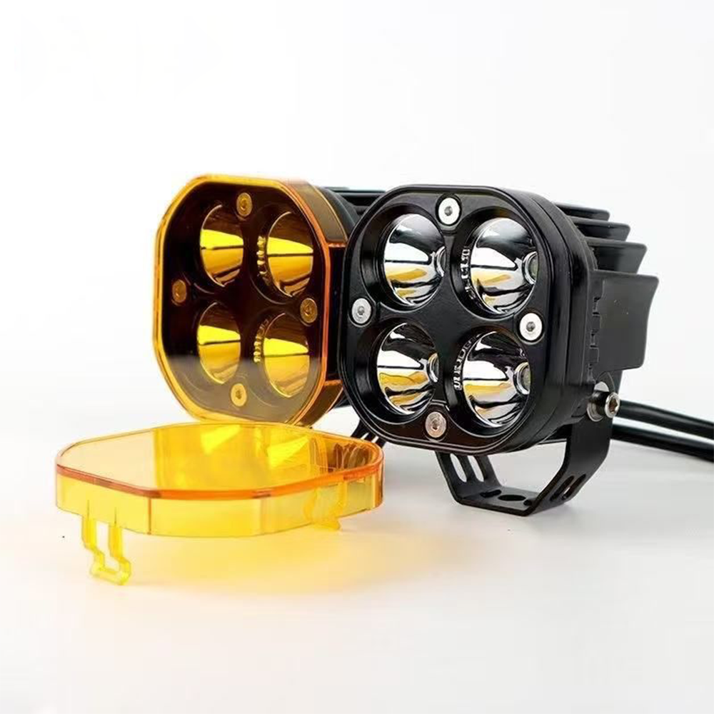 5 Inch 80W LED offroad work light with amber cover
