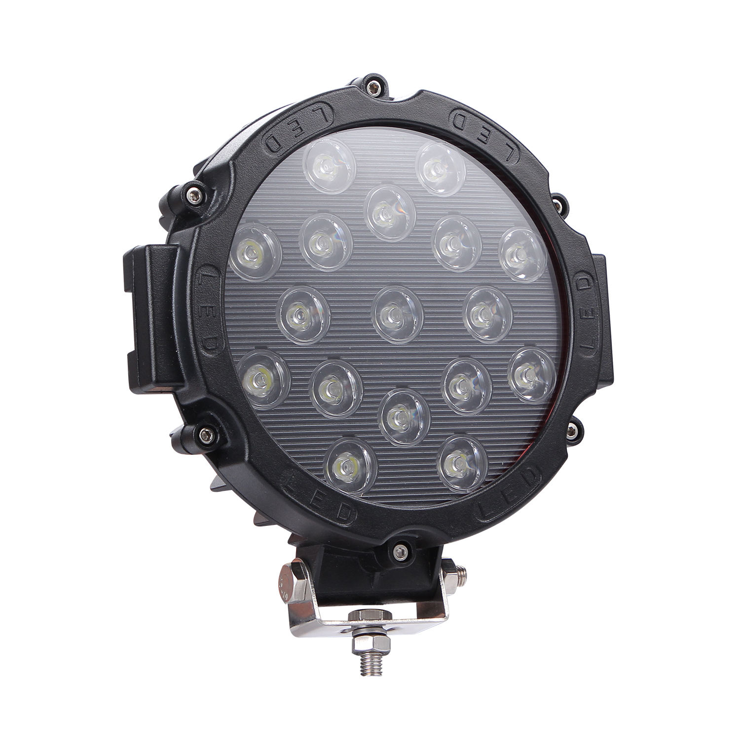 7 Inch 51W round LED offroad work light