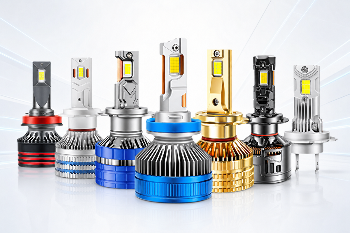 China LED headlight manufacturer product series