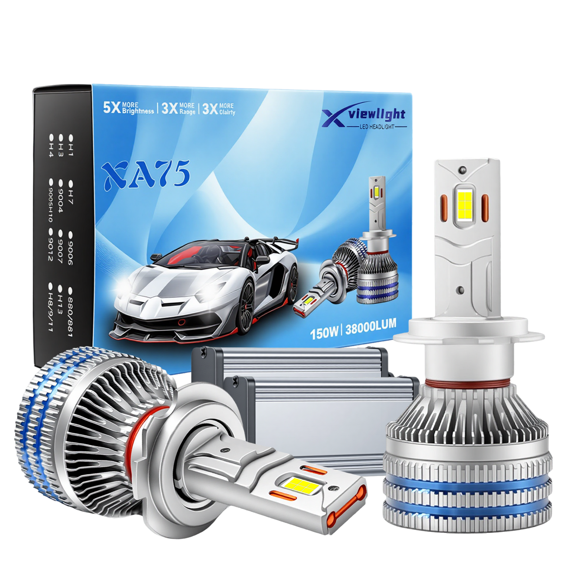 XA75 automotive LED headlight kit